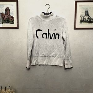 Calvin Klein Sweater that low-key looks like they f'ed up printing it